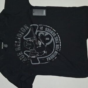 True Religion HS Dome T-Shirt Black 4XL NWT